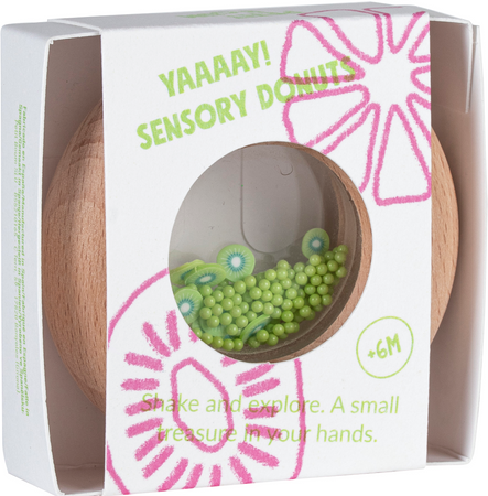 Petit Boum, Sensory Rattle, Kiwi
