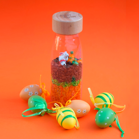 Petit Boum Sensory Bottle - BUNNY