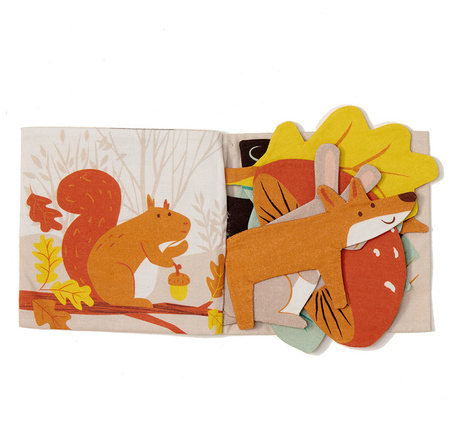 Miękka książeczka aktywnościowa - WHERE IS BABY, ThreadBear Design