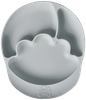 Nana's Manners GREY Talerz silikonowy z przyssawką