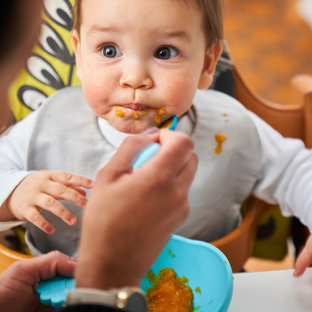 Nana's Manners BLUE Miska silikonowa z przyssawką i uchwytem