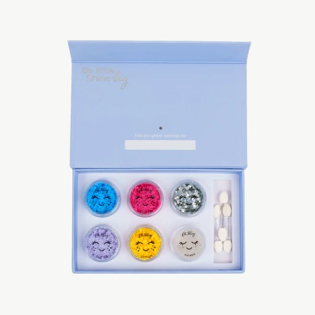 Oh Flossy, Třpytivá sada na malování obličeje UNDER THE SEA, bio třpytky, rostlinné složení