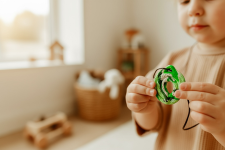 Jellystone, Therapeutic Chew Necklace, Anti-Stress – Forest Snake