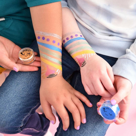 Oh Flossy, Naturalny zestaw do malowania twarzy z akcesoriami, bez konserwantów