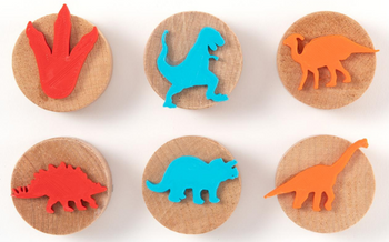 ChildGen Wooden Stamps- DINOSAURS