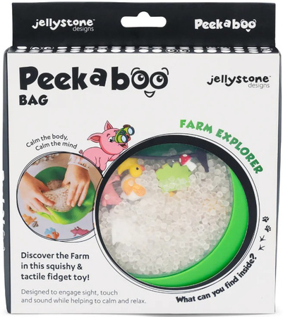 Jellystone, Peekaboo Sensory Bag FARM