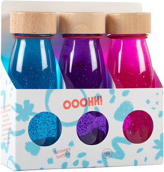 Petit Boum, Set of 3 Sensory Bottles FLOAT - MAGIC