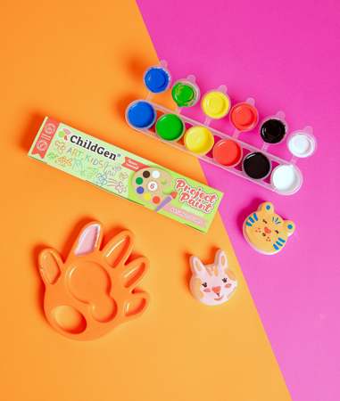 ChildGen, Naturalne farby do malowania 6 kolorów x 20 ml