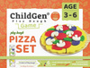 ChildGen, Zestaw kreatywny PIZZA, 100% naturalna ciastolina i akcesoria