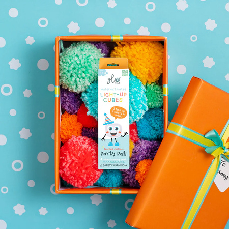 Glo Pals, CASE 5x Kostki sensoryczne świecące w wodzie PARTY PAL - zestaw 5 opakowań pojedyńczych w case