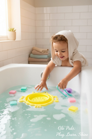 Glo Pals, Zestaw zabawek Glo Pals 5w1 rozwijających motorykę małą