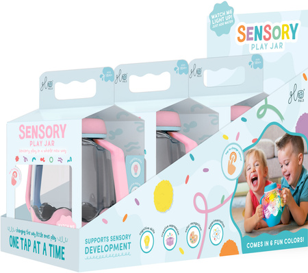 Glo Pals, CASE Sensory Play Jar- Bubblegum