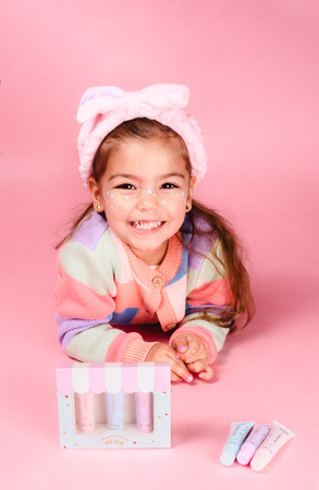 Oh Flossy, Zestaw 3 naturalnych pomadek nawilżających, błyszczyków