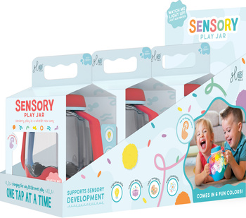 Glo Pals, CASE Sensory Play Jar- Ladybug