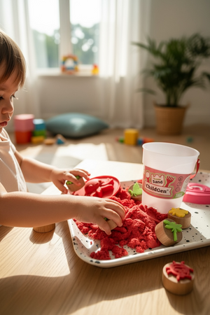 ChildGen MAGICAL SAND 500 GR - RED SPECIAL EDITION