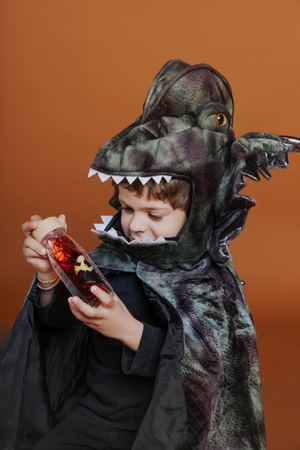 Petit Boum, Butelka sensoryczna, dwufazowa MOVE T-Rex