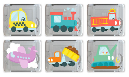 Glo Pals, Light-Up Sensory Cubes – Cars Edition – Bath Toy