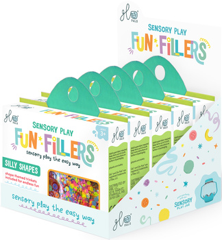 Glo Pals, CASE Magical Sensory Jar Add-Ins, SHAPES