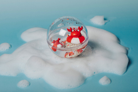 Petit Boum Happy Bubbles – kula sensoryczna Krab