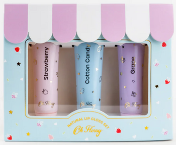 Oh Flossy Natural Lip Gloss Set