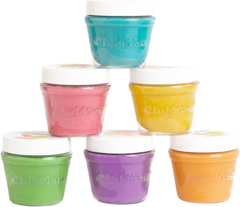 ChildGen, Přírodní modelína ve skleničkách – sada 6 pastelových barev