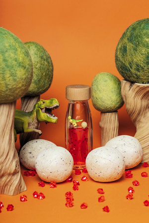 Petit Boum, Butelka sensoryczna, dwufazowa MOVE T-Rex