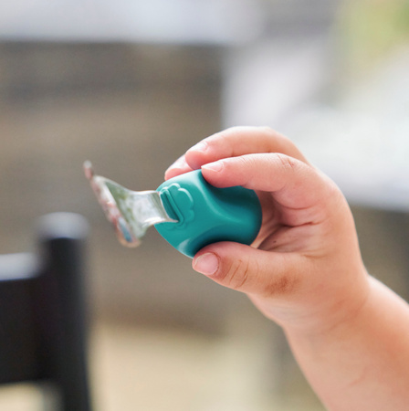 Nana's Manners ETAP 2 Widelec i łyżka TEAL BLUE MORSKI