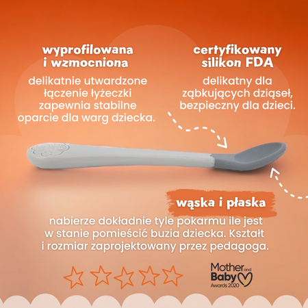 Nana's Manners ETAP 1 Zestaw 3 łyżeczek, mono