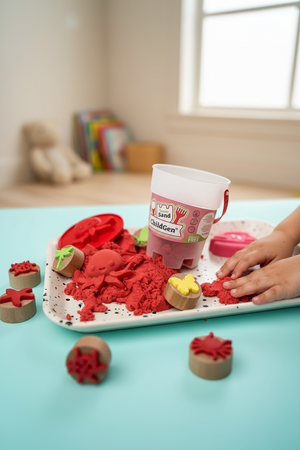 ChildGen MAGICAL SAND 500 GR - RED SPECIAL EDITION