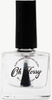 Oh Flossy, Lakier do paznokci Kremowy błękit, 12 ml, bio brokat, roślinna formuła 
