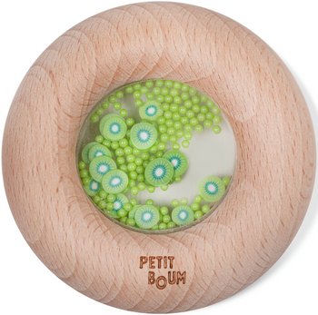 Petit Boum, Sensory Rattle, Kiwi