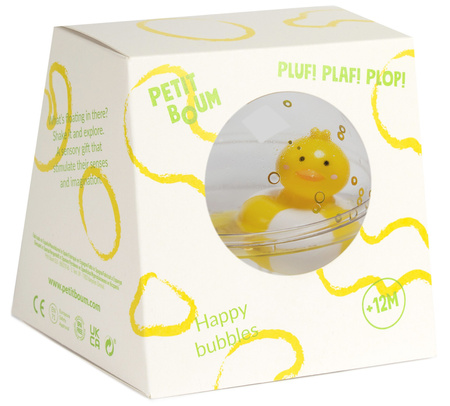 Petit Boum Happy Bubbles – kula sensoryczna Kaczuszka