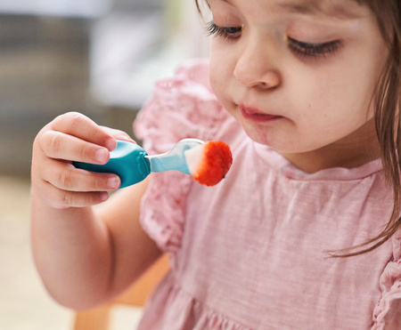 Nana's Manners ETAP 2 Widelec i łyżka TEAL BLUE MORSKI