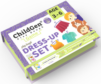 ChildGen, Zestaw kreatywny MODA - ubieranki i fryzury, 100% naturalna ciastolina i akcesoria