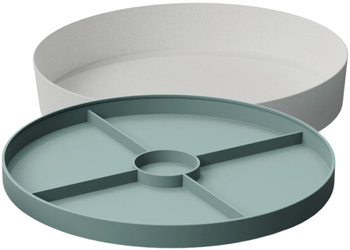 Jellystone, Tacka sensoryczna Play Tray Sage 2w1 pojemnik kolor zielony