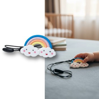 Jellystone, Gryzak terapeutyczny, antystresowy naszyjnik– Chmurka