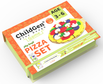 ChildGen, Zestaw kreatywny PIZZA, 100% naturalna ciastolina i akcesoria